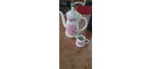 Lot théière pot à lait