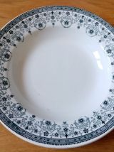 Assiettes creuses dépareillées Moulin des Loups et Hamage, l