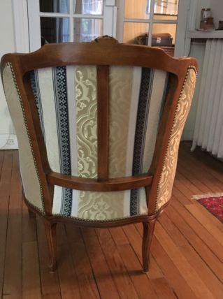 fauteuil bergère style louis XV