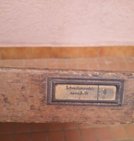 Tiroir ancien meuble typographe 
