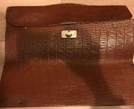 porte partition en cuir 