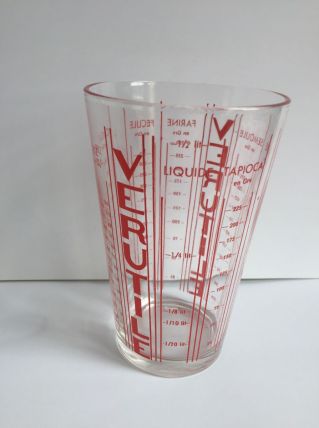 Verre doseur VERUTILE vintage
