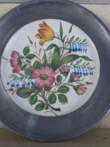 Assiettes décorative Etain et Céramique