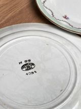 Set de 2 plats de service dépareillés