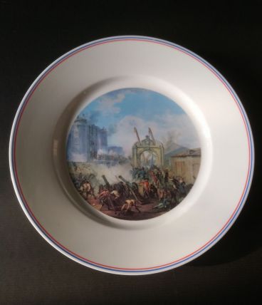 Deux assiettes commémoratives Révolution française. 