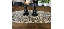 Grand napperon vintage ovale