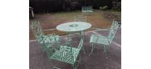 SALON JARDIN EN FONTE