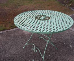 SALON JARDIN EN FONTE