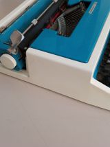 Machine à écrire Underwood 315 bleue