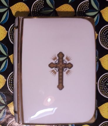 Boîte à bijoux communion Missel 