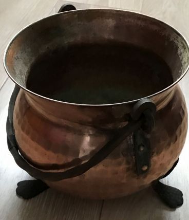 cache pot cuivre
