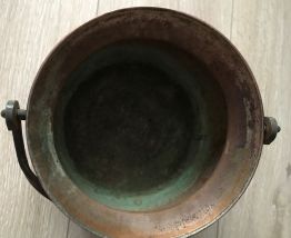 cache pot cuivre
