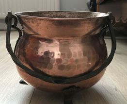 cache pot cuivre