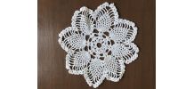 Ensemble de 5 beaux napperons blanc