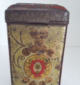 Petite boite tôle ancienne Cacao Droste