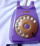 Lampe DIY téléphone années 60