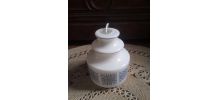 Jolie suspension vintage en opaline