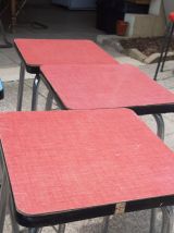 Lot 5 tabourets année 70