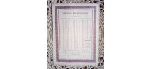 Ancien protège cahier publicitaire