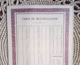 Ancien protège cahier publicitaire