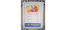 Ancien protège cahier publicitaire " Flan Marquise"