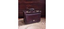 Ancien sac de médecin en cuir 