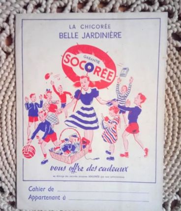 Ancien protège cahier publicitaire 