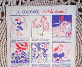Ancien protège cahier publicitaire 