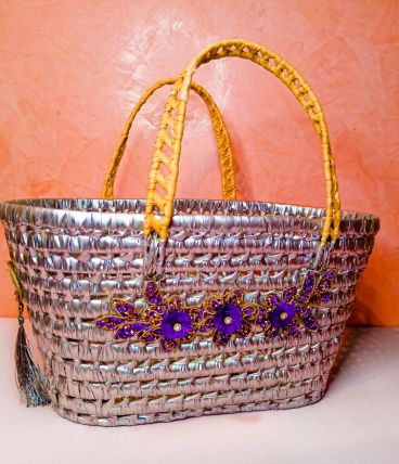 "Panier",Fait Main | corbeille decorative 