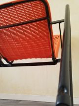 LOT DE 4 MAGNIFIQUES CHAISES DE BISTROT HYPER VINTAGE