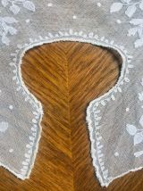Ancien col dentelle de fillette fin 19ème s.