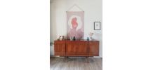 Enfilade vintage pieds compas