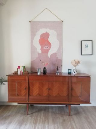 Enfilade vintage pieds compas