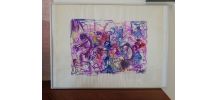 Encre sur papier Soirée Jazz du 9-6-73 - REJAS PABLO