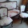 Salon Louis XV: canapé et 4 chaises