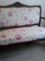 Salon Louis XV: canapé et 4 chaises