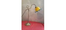 lampe de bureau articulé 1900 a 30  laiton 54x33     et tuli