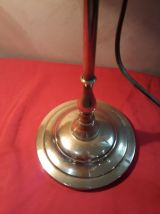 lampe de bureau articulé 1900 a 30  laiton 54x33     et tuli