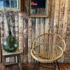 Fauteuil bambou et rotin vintage 