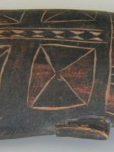 Statue masque mural bois semainier? Baoulé? Art africain 