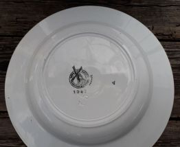 6 assiettes creuses hamage et moulin des loups