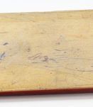 Ancien plumier en bois bateau