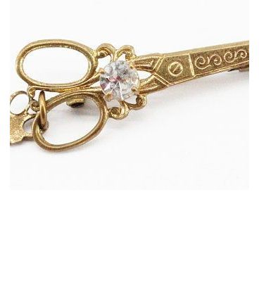 broche ciseaux ancienne