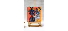 Reproduction sur châssis petit format peinture art singulier