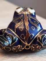 Belle grenouille ancienne en émail cloisonné 