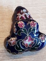Belle grenouille ancienne en émail cloisonné 