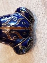 Belle grenouille ancienne en émail cloisonné 