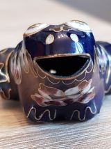 Belle grenouille ancienne en émail cloisonné 