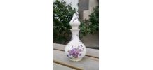 Joli flacon en porcelaine émaillée (Limoges)