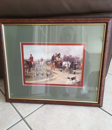 Tableau de chasse à courre